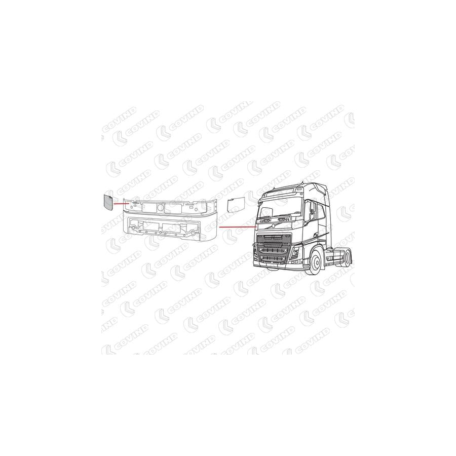 Covind 4Fh/121 Wind Deflector | Duco Car Parts UK