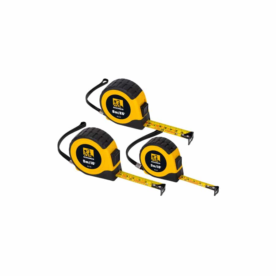 Roughneck ROU43100 E-Z Read® Tape Measure Set, 3 Piece | Duco Car Parts UK