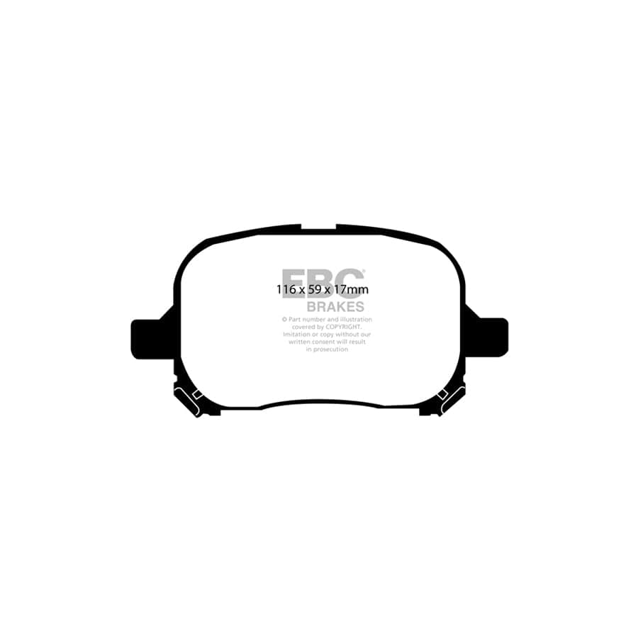 EBC PDKF1923 Toyota Ultimax Front Brake Pad & Plain Disc Kit - Akebono Caliper (Inc. Camry & Windom) 2 | Duco Car Parts UK Car Parts