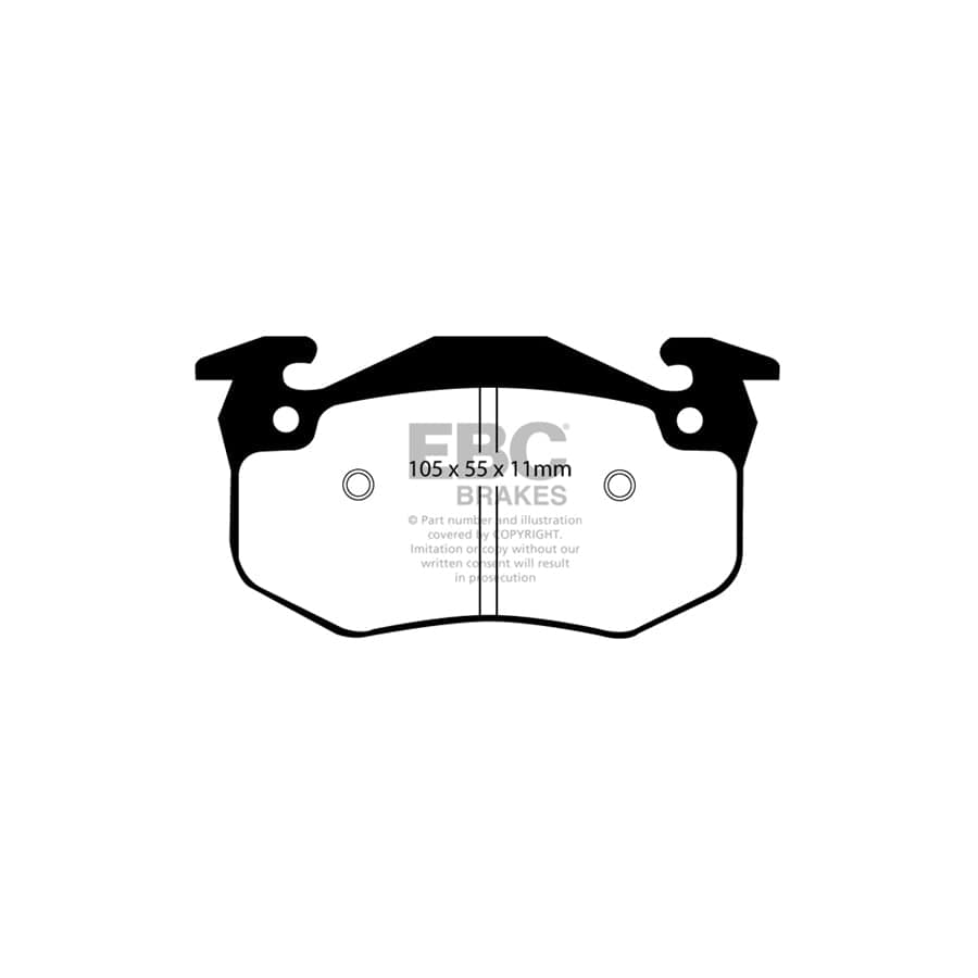 EBC PDKR741 Renault Ultimax Rear Brake Pad & Plain Disc Kit - Bendix Caliper 2 | Duco Car Parts UK Car Parts