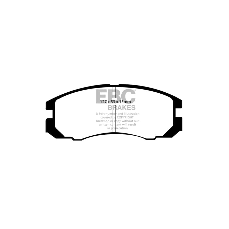 EBC PDKF1920 Toyota Camry Ultimax Front Brake Pad & Plain Disc Kit - Akebono Caliper 2 | Duco Car Parts UK Car Parts