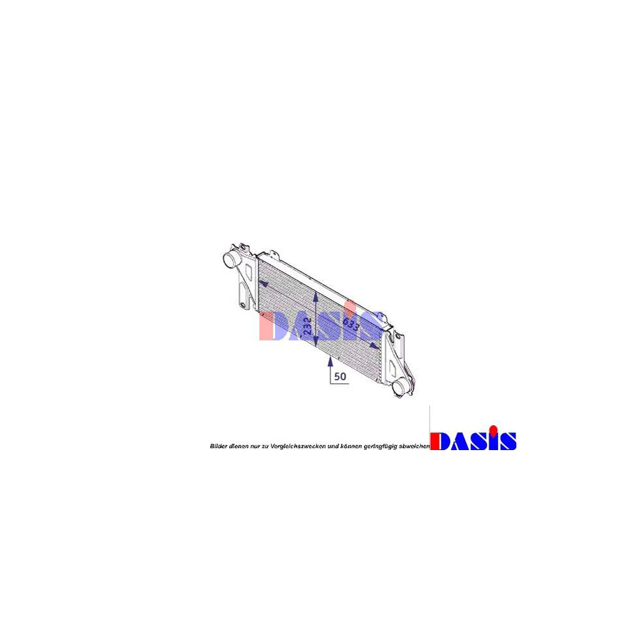 AKS Dasis 137007N Intercooler Suitable For Mercedes-Benz Sprinter | Duco Car Parts UK
