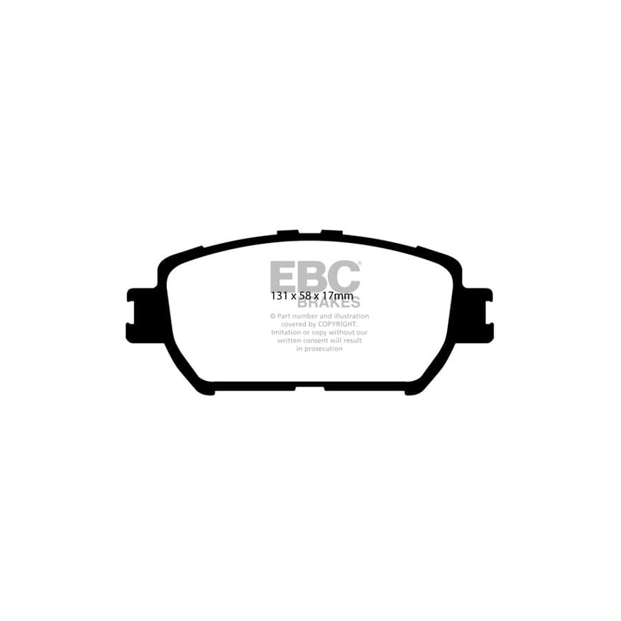 EBC PDKF1924 Toyota Camry Ultimax Front Brake Pad & Plain Disc Kit 2 | Duco Car Parts UK Car Parts
