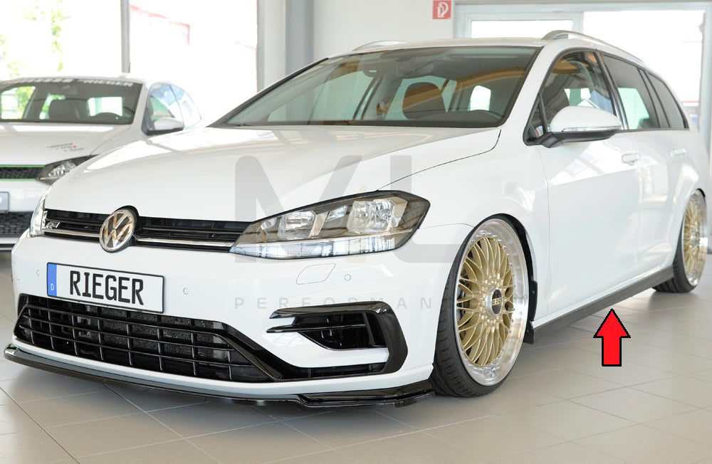 Rieger 00059597 SEAT, VW Side Skirt (5F Leon Cupra/FR & Mk7 Golf) 7 | Duco Car Parts UK Car Parts