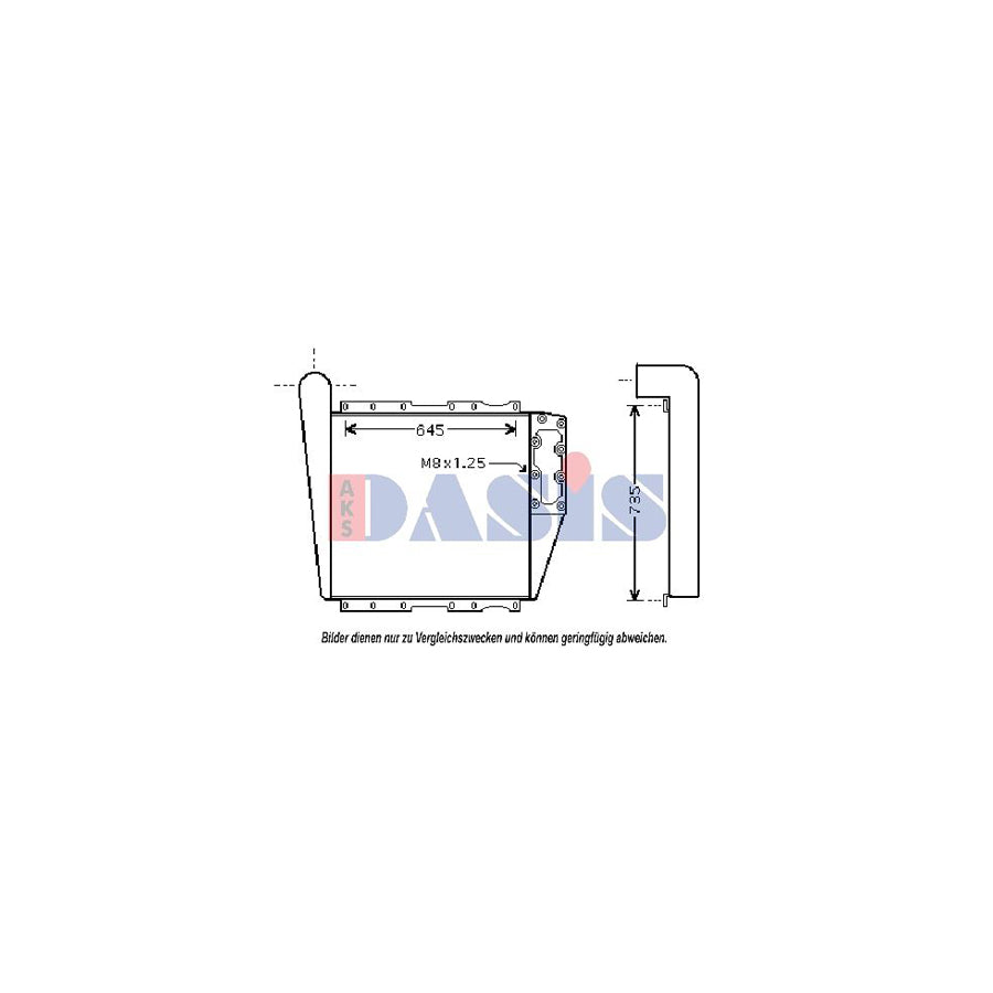 AKS Dasis 267020N Intercooler | Duco Car Parts UK