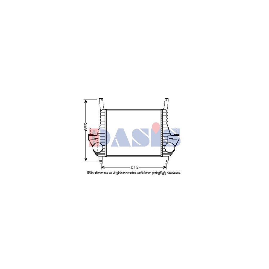 AKS Dasis 407002N Intercooler | Duco Car Parts UK