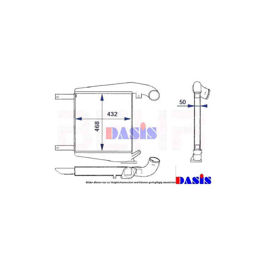 AKS Dasis 137390N Intercooler | Duco Car Parts UK