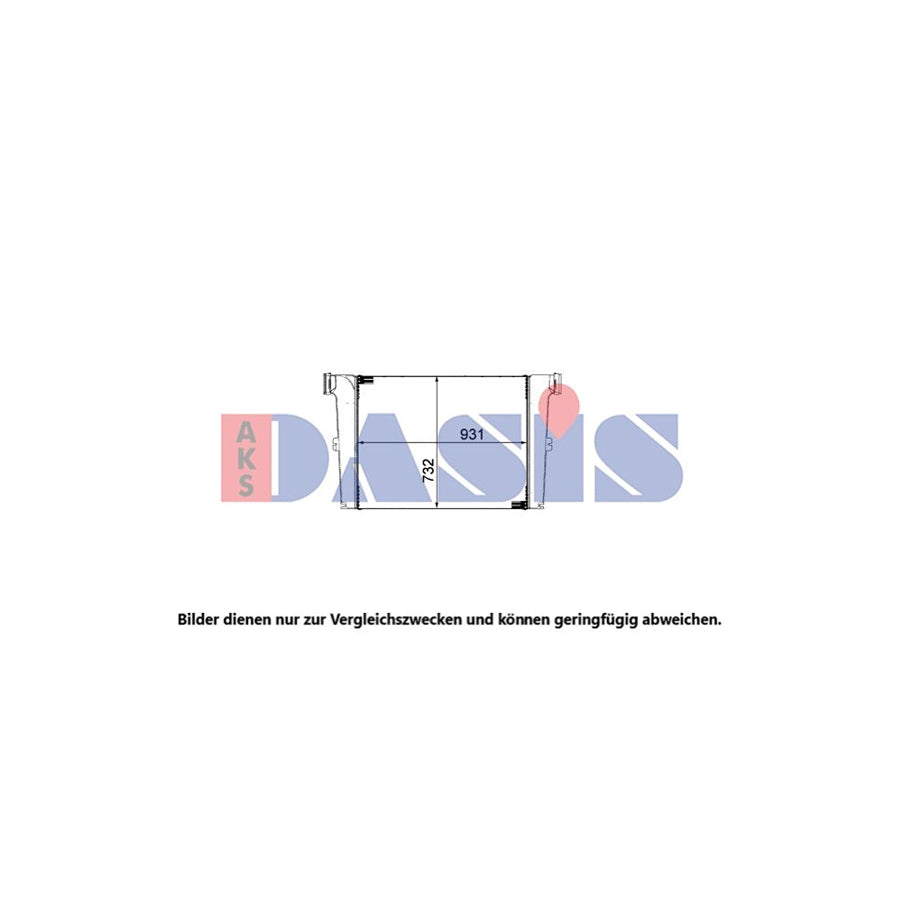 AKS Dasis 267026N Intercooler | Duco Car Parts UK