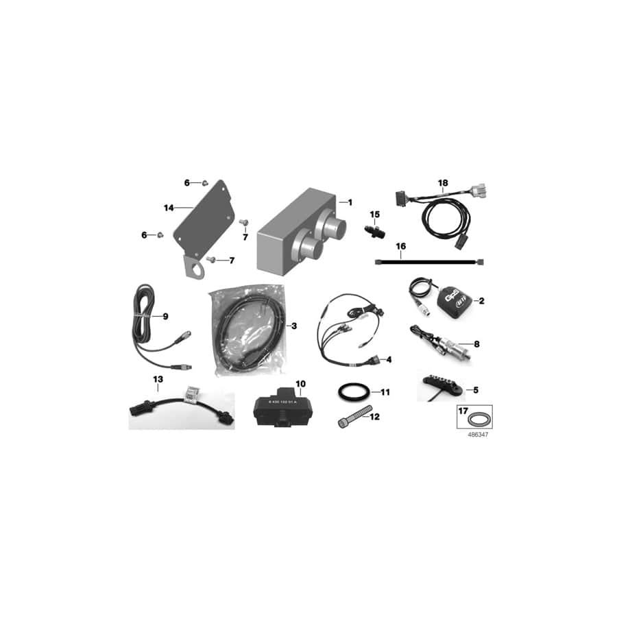 Genuine BMW 81308327254 BMW Extension Cable Fia Sensor FIA SENSOR (Inc. & M235i Racing) | Duco Car Parts UK Car Parts