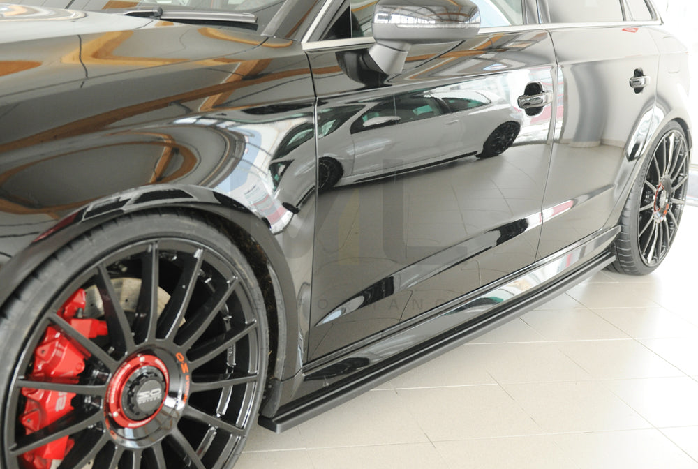 Rieger 00056814 Audi 8V RS3 Side Skirt Splitter 4 | Duco Car Parts UK Car Parts