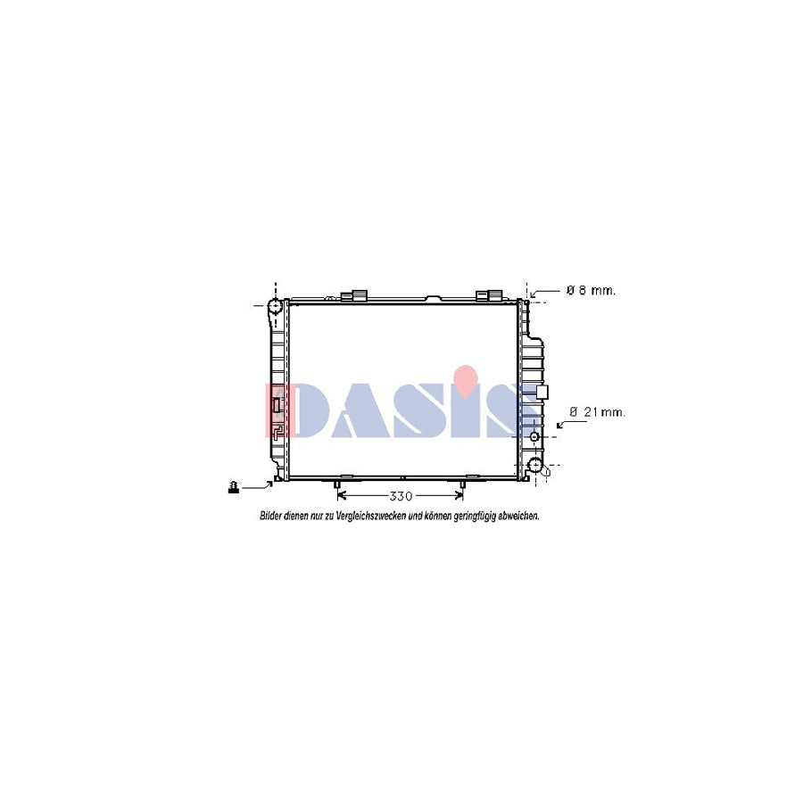 AKS Dasis 407016N Intercooler | Duco Car Parts UK