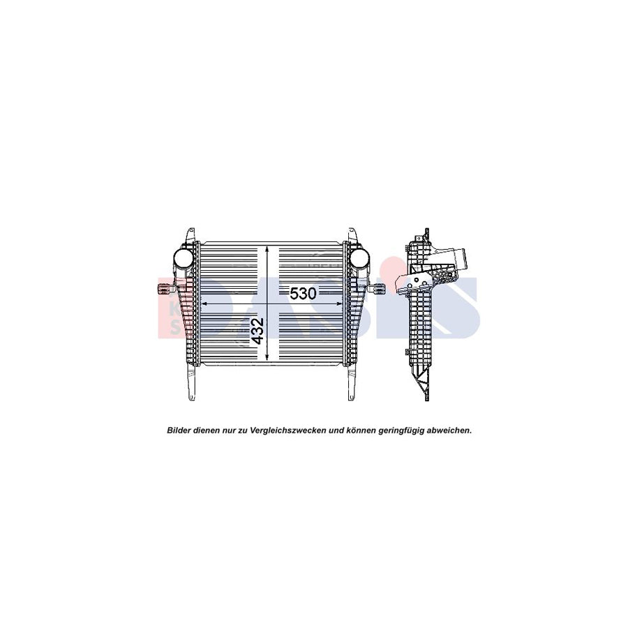 AKS Dasis 407017N Intercooler | Duco Car Parts UK
