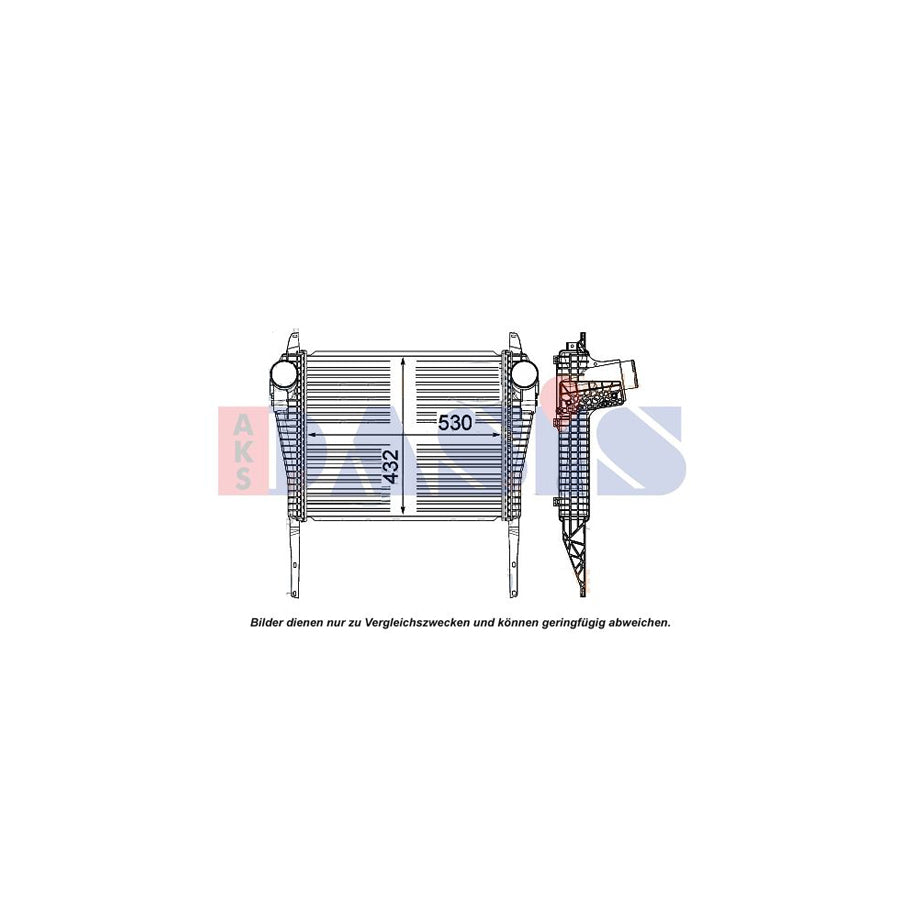 AKS Dasis 407018N Intercooler | Duco Car Parts UK