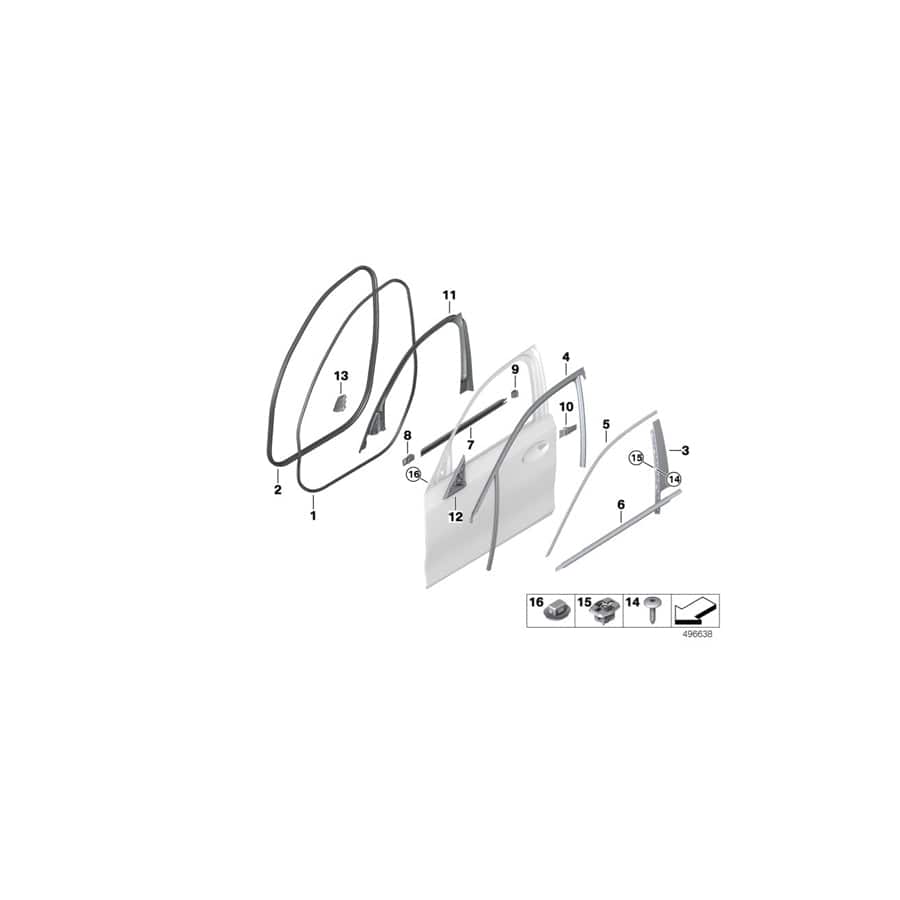 Genuine BMW 51339891451 G20 G21 Grid, Loudspeaker Left (Inc. 330i, 330d & 320i 1.6) | Duco Car Parts UK Car Parts