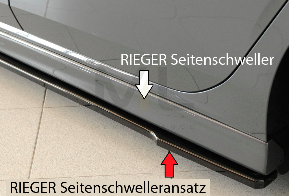Rieger 00088211 SEAT, VW 5F Leon & Mk7 Mk8 Golf Side Skirt Splitter (Inc. Leon Cupra/FR & Mk7 Mk8 Golf GTD/GTE/GTI/R) 3 | Duco Car Parts UK Car Parts