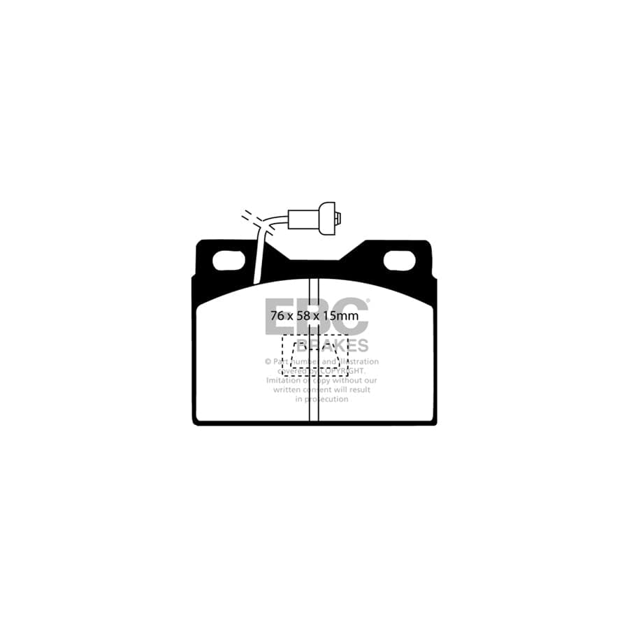 EBC PDKF2277 Peugeot Ultimax Front Brake Pad & Plain Disc Kit (Inc. 305 & 305 Van) 2 | Duco Car Parts UK Car Parts