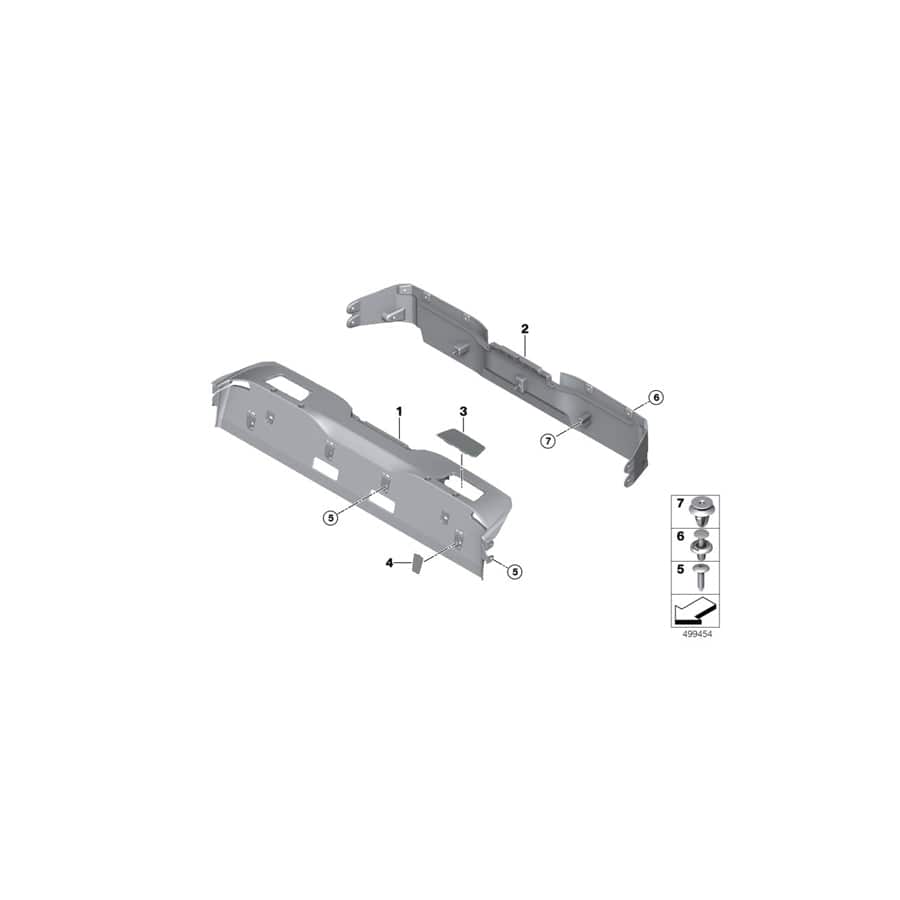 Genuine BMW 51467451981 F91 G14 Covering Cross Member (Inc. M850iX, 840i & M8) | Duco Car Parts UK Car Parts
