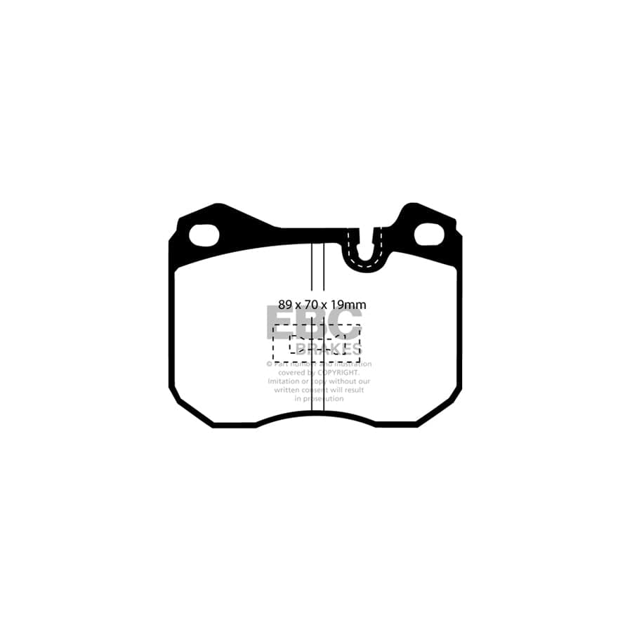 EBC PDKF1609 Porsche Ultimax Front Brake Pad & Plain Disc Kit - ATE Caliper (Inc. 924 & 944) 2 | Duco Car Parts UK Car Parts