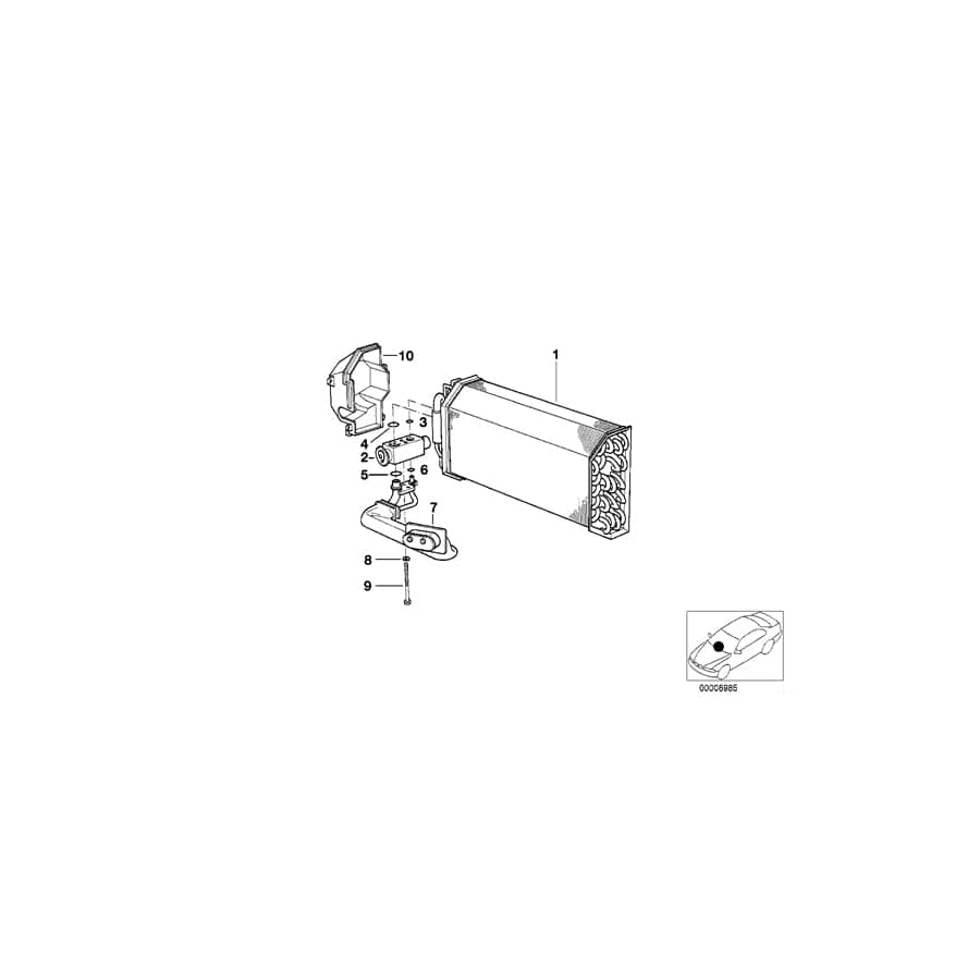 Genuine BMW 64118378999 E39 Coolant Pipe (Inc. 525td, 525d & 528i) | Duco Car Parts UK Car Parts