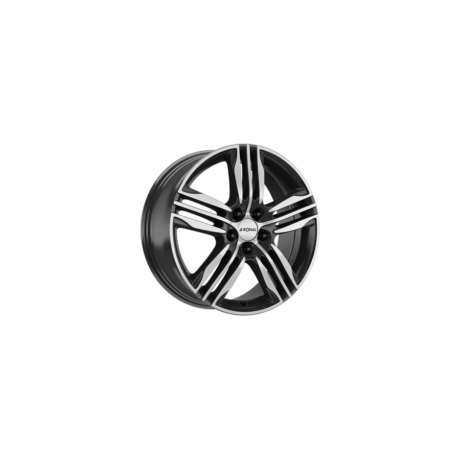 Ronal R57 7.5x18 ET50 57R8755.25X/022 Black Front Diamond Cut Wheel | Duco Car Parts UK Car Parts