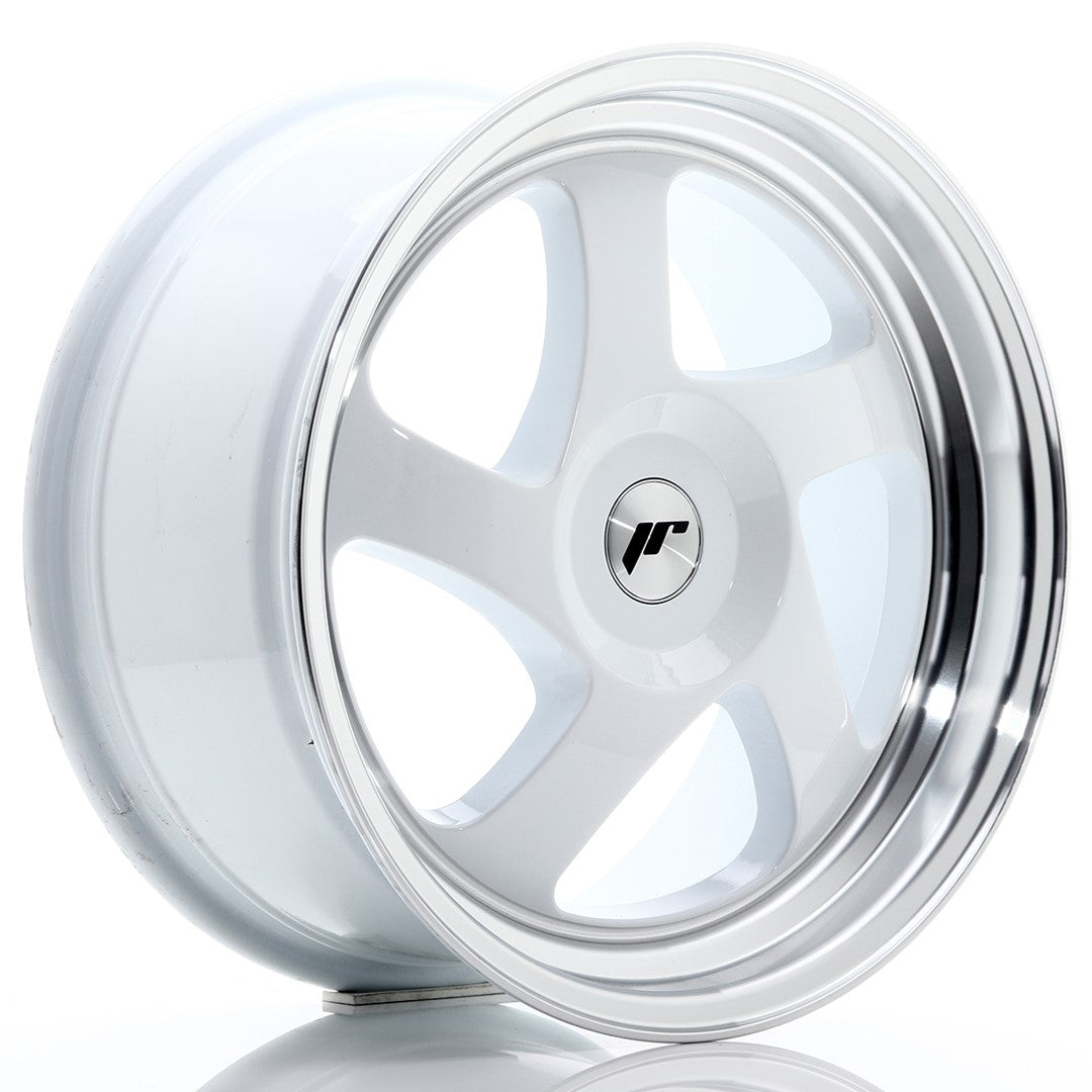 JR Wheels JR151780XX3574W JR Wheels JR15 17x8 ET35 BLANK White w/ Machined Lip