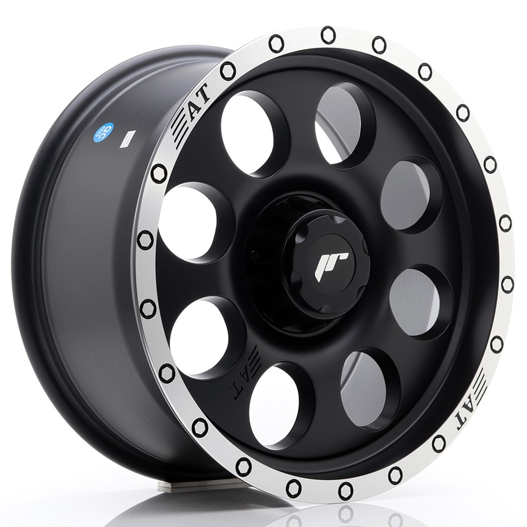 JR Wheels JRX41785XX2067BFL JR Wheels JRX4 17x8.5 ET20-35 BLANK Matt Black w/ Machined Lip