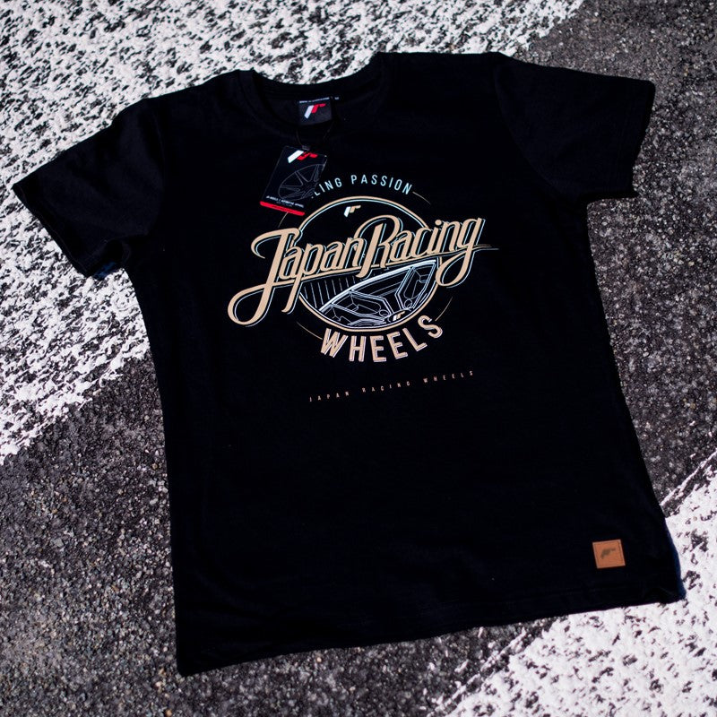 JR Wheels TSHIRT-MROLLBK-XL JR Men's T-Shirt Rolling Black Size XL