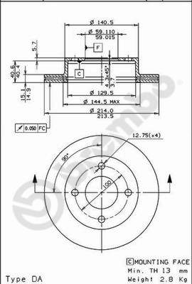 FEBI BILSTEIN FE107239 Disc Brake Caliper Repair Kit