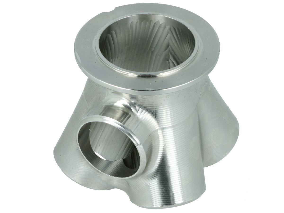 Turbozentrum 119315 4-Cyl. CNC stainless steel V-Band collector for TiAL GT28R / GT30R / GT35R - with 38mm Wastegate port