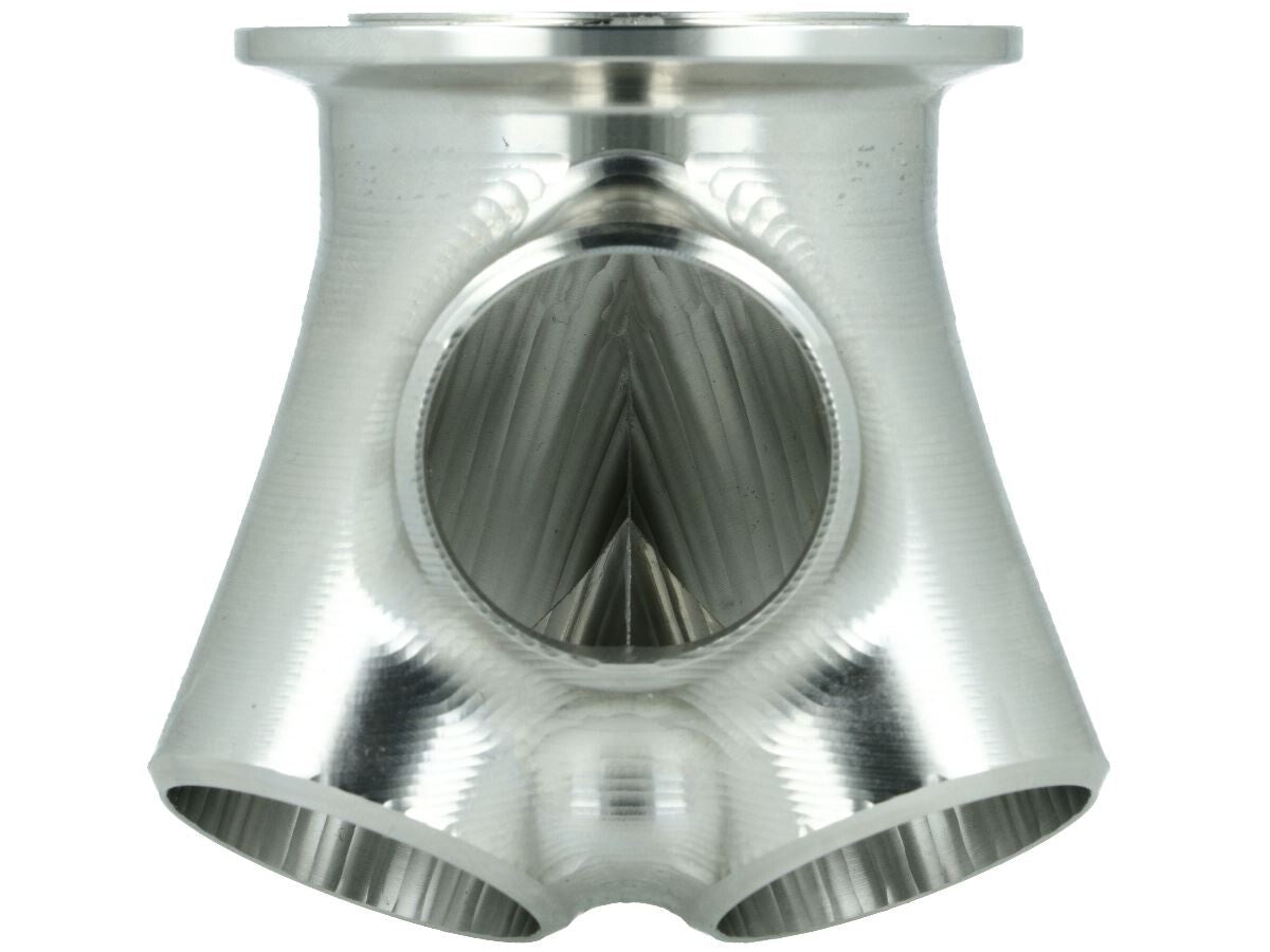 Turbozentrum 119315 4-Cyl. CNC stainless steel V-Band collector for TiAL GT28R / GT30R / GT35R - with 38mm Wastegate port