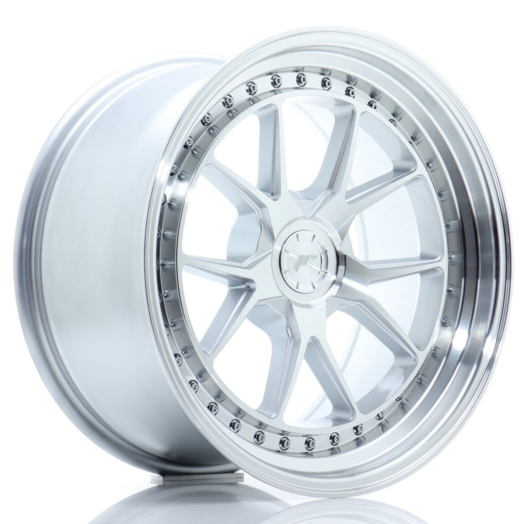 JR Wheels JR391895F25X1572SM JR Wheels JR39 18x9,5 ET15-35 5H BLANK Silver Machined Face