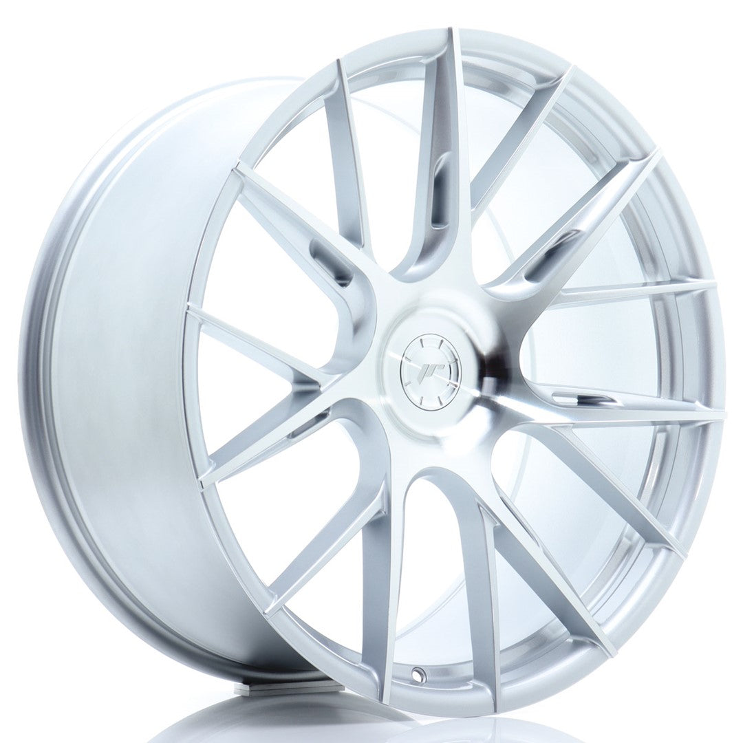 JR Wheels JR422211F25X2074SM JR Wheels JR42 22x11 ET20-46 5H BLANK Silver Machined Face