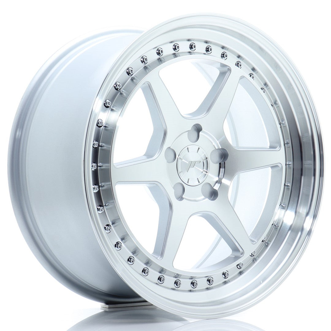 JR Wheels JR431885F15X1572SM JR Wheels JR43 18x8,5 ET15-35 5H BLANK Silver Machined Face