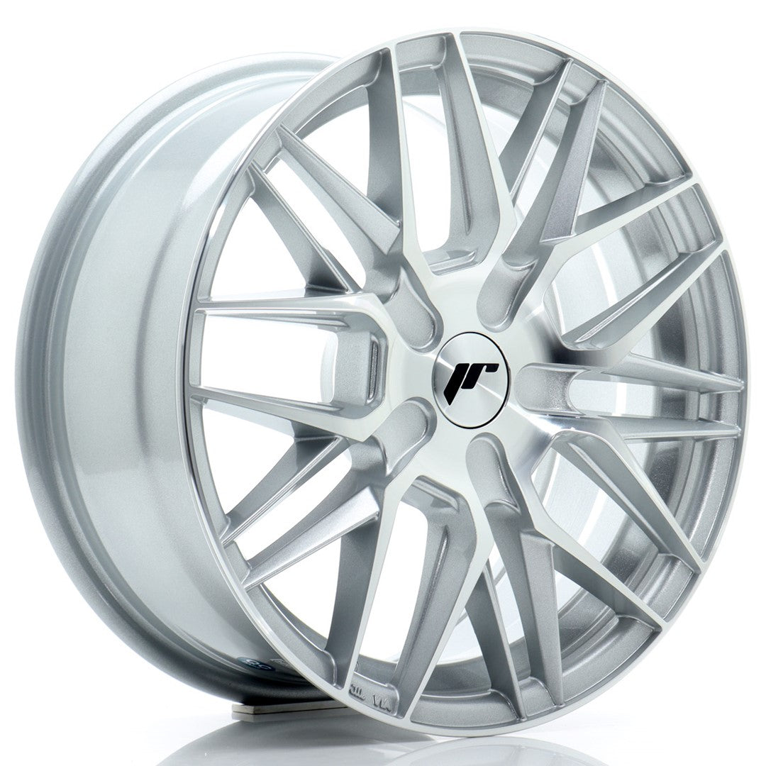 JR Wheels JR281670XX2072SM JR Wheels JR28 16x7 ET20-40 BLANK Silver Machined Face