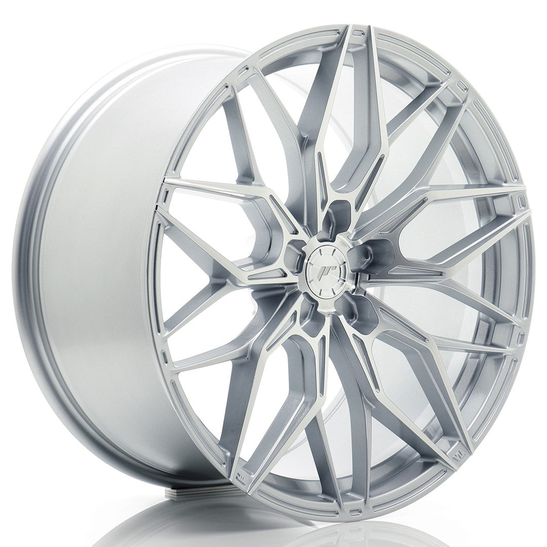 JR Wheels JR462010F25X2072SM JR Wheels JR46 20x10 ET20-46 5H BLANK Silver w/ Machined Face