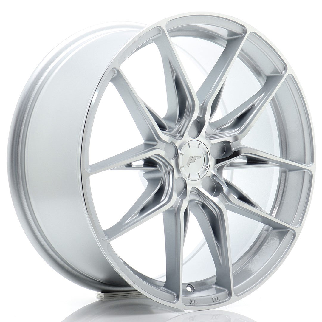 JR Wheels JR441880F15X2072SM JR Wheels JR44 18x8 ET20-42 5H BLANK Silver w/ Machined Face