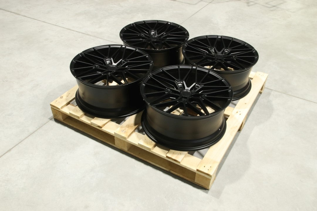 JR Wheels SET-JR#200 Set of JR38 20x9 ET20 5x120 Matt Black