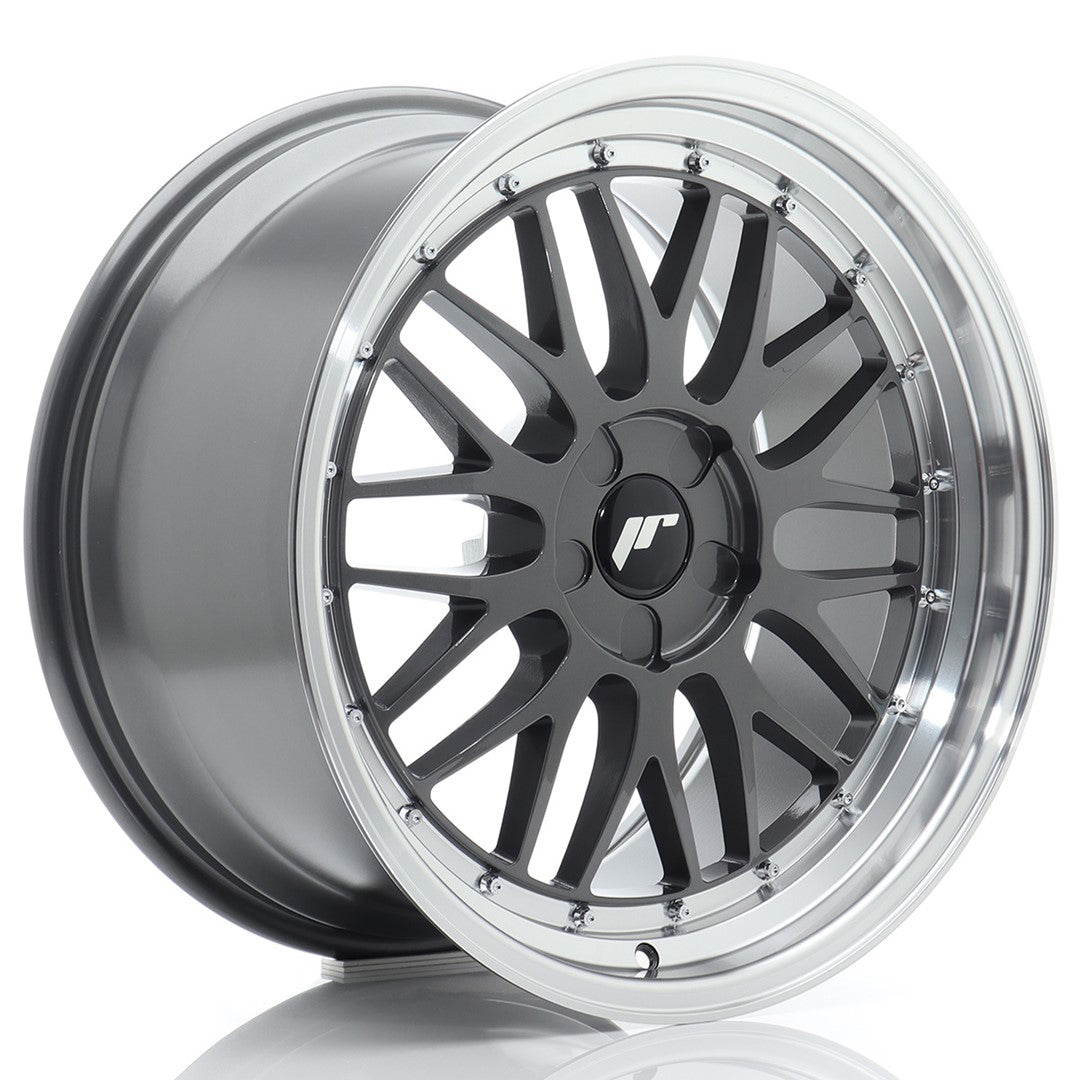 JR Wheels JR231910F25X2072HG1 JR Wheels JR23 19x10 ET20-51 5H BLANK Hyper Gray w/ Machined Lip