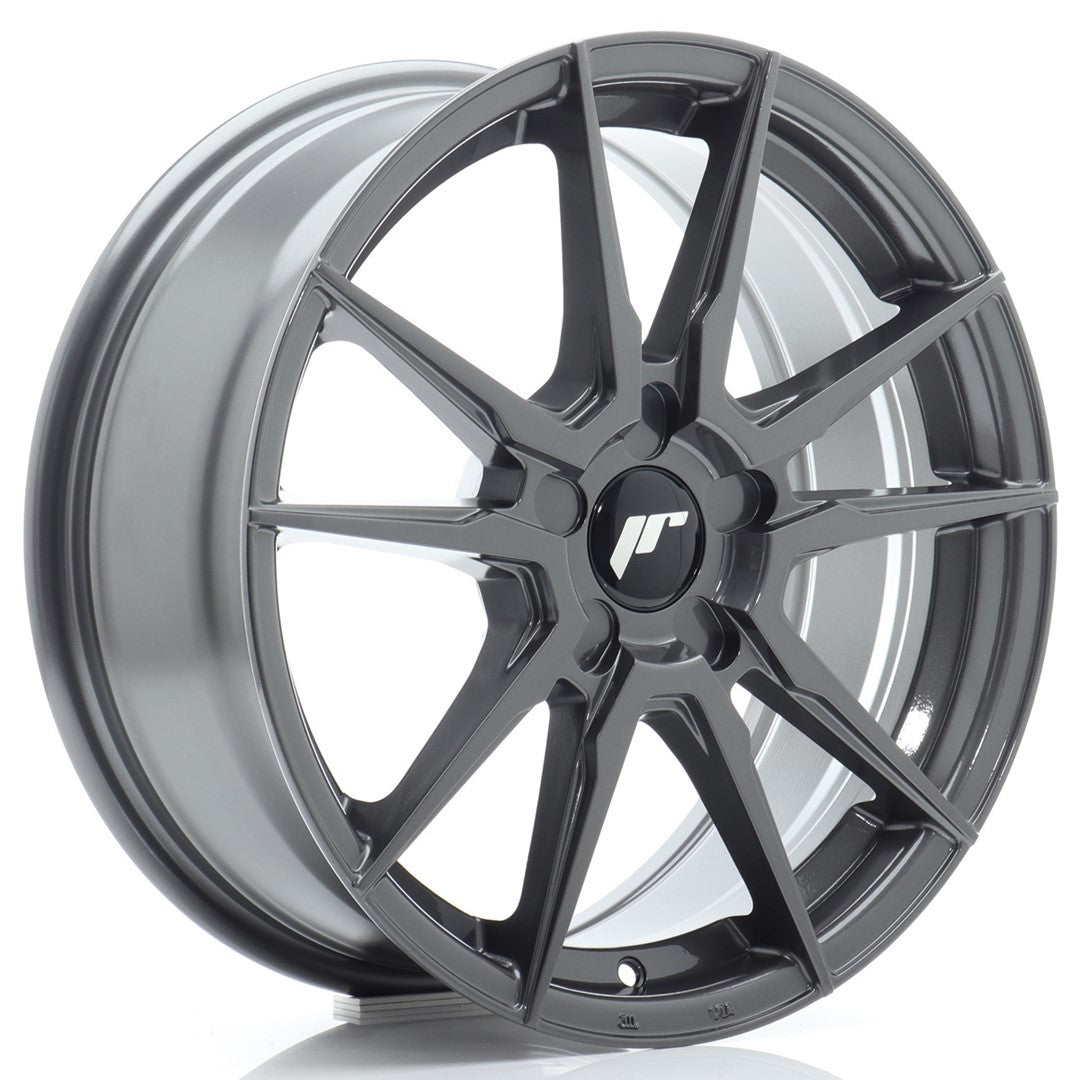 JR Wheels JR211770F15X2072HG1 JR Wheels JR21 17x7 ET20-40 5H BLANK Hyper Gray