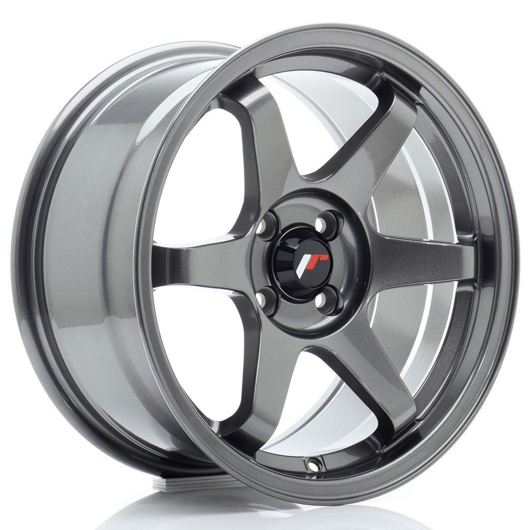 JR Wheels JR316804H2567GM1 JR Wheels JR3 16x8 ET25 4x100 Gun Metal