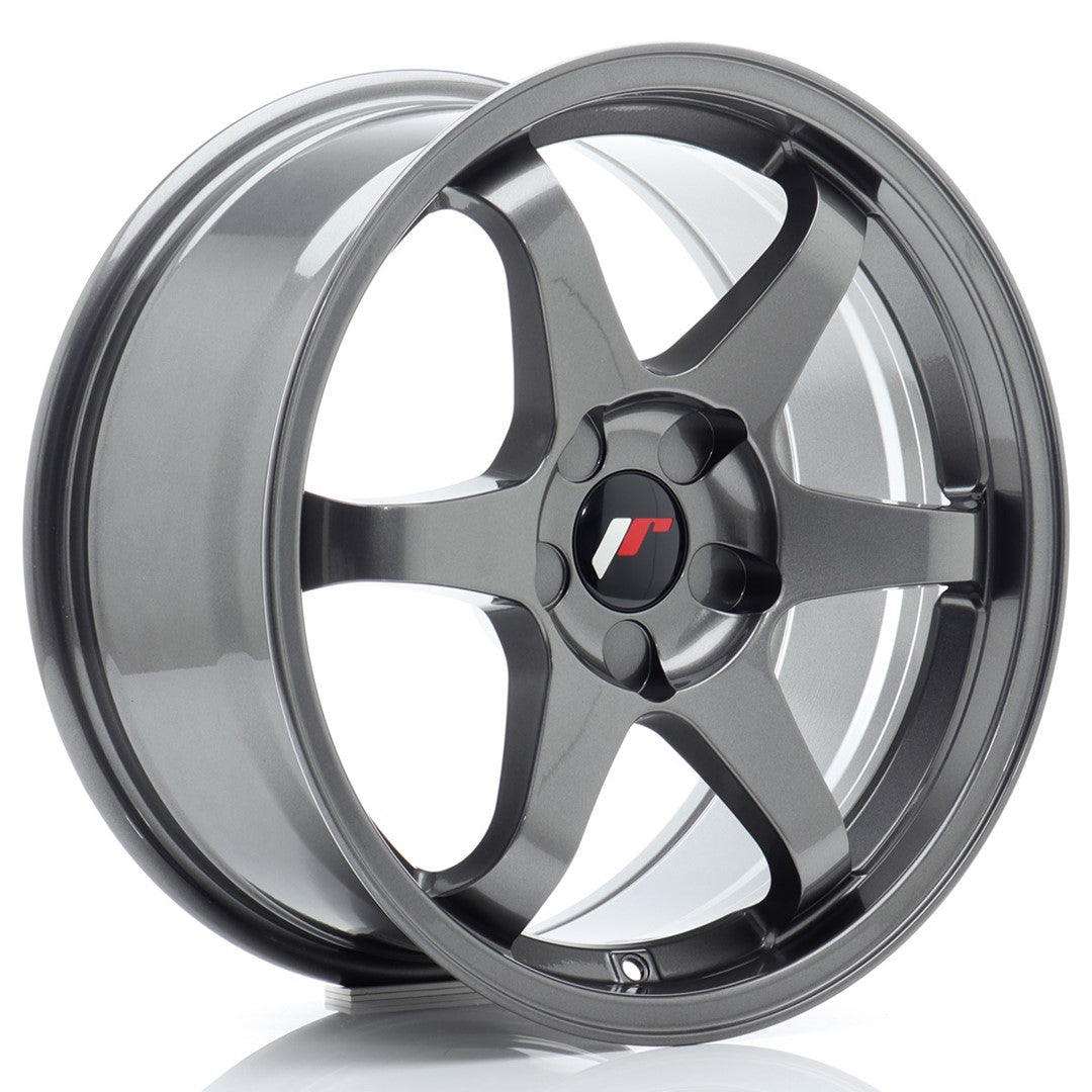 JR Wheels JR317805X2072GM1 JR Wheels JR3 17x8 ET20-35 5H BLANK Gun Metal