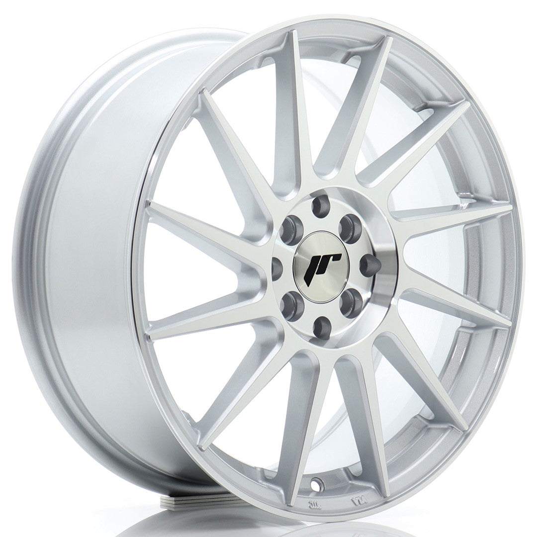 JR Wheels JR221770F18H2567SM1 JR Wheels JR22 17x7 ET25 4x100/108 Silver Machined Face