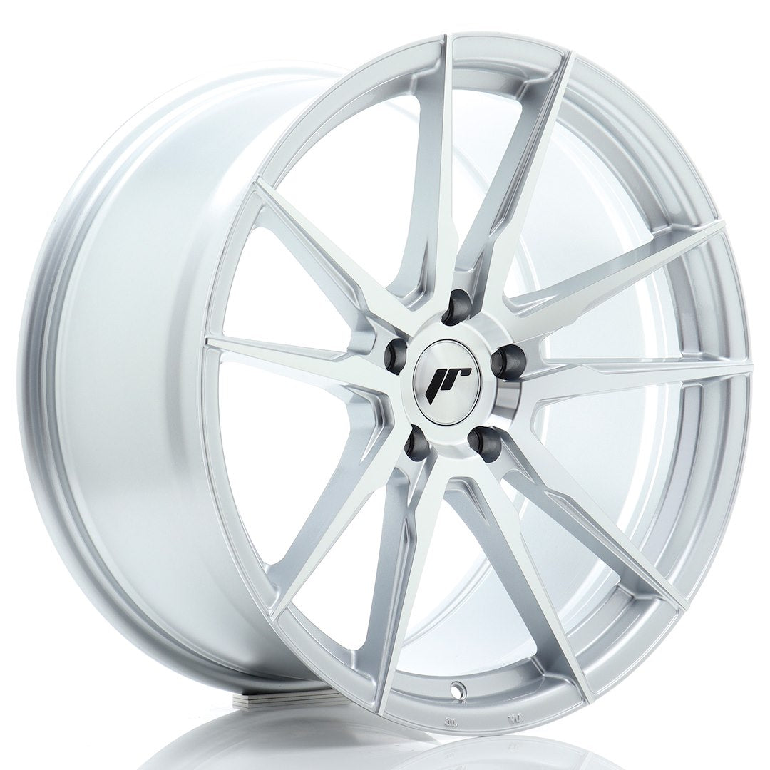 JR Wheels JR212010F25I4072SM1 JR Wheels JR21 20x10 ET40 5x120 Silver Machined Face