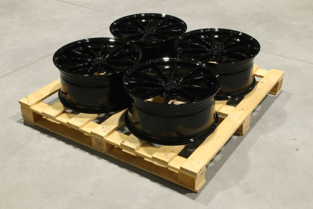 JR Wheels SET-JR#343 Set of JR37 19x8,5 ET35 5x112 Gloss Black