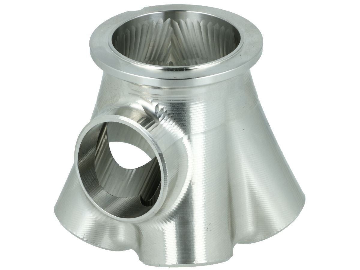 Turbozentrum 119311 5-Cyl. V-Band stainless steel collector for Garrett GTX / G25 / G30 - with 44mm Wastegate port