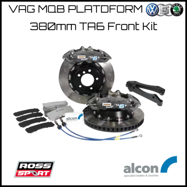 Alcon G/TA6-F-380-MQB 380mm TA6 Front Brake Kit - VAG MQB Platform Inc Golf R, Audi S3, Etc