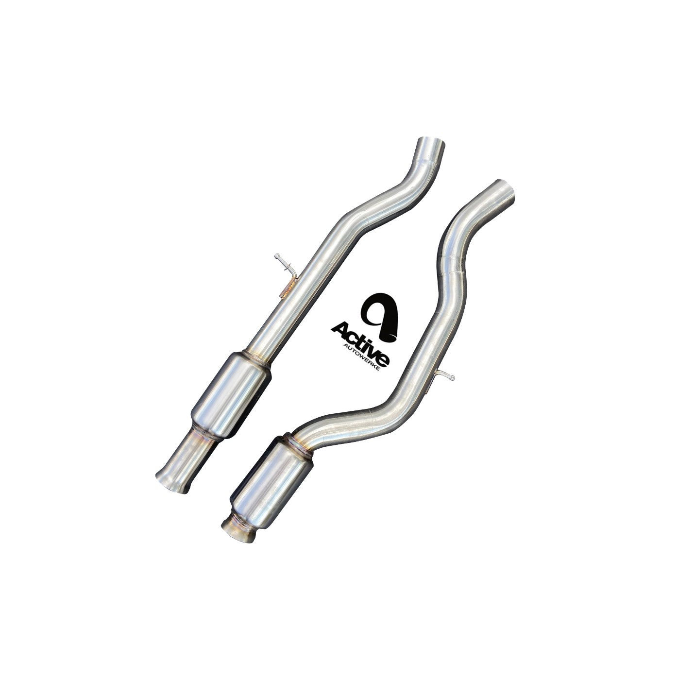 Active Autowerke BMW F80 F82 Exhaust Mid-Pipe - Resonated (M3 & M4) - Duco Car Parts UK