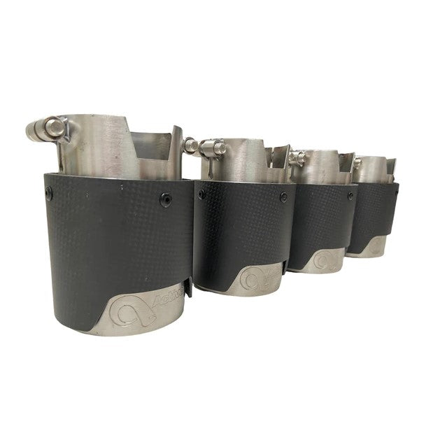 Active Autowerke BMW F87 90mm Carbon Fibre Exhaust Tips (M2 & M2 Competition)