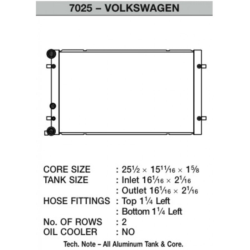 CSF VW MK4 Race Radiator (Golf, GTI, Jetta & Jetta GLI) - Duco Car Parts UK