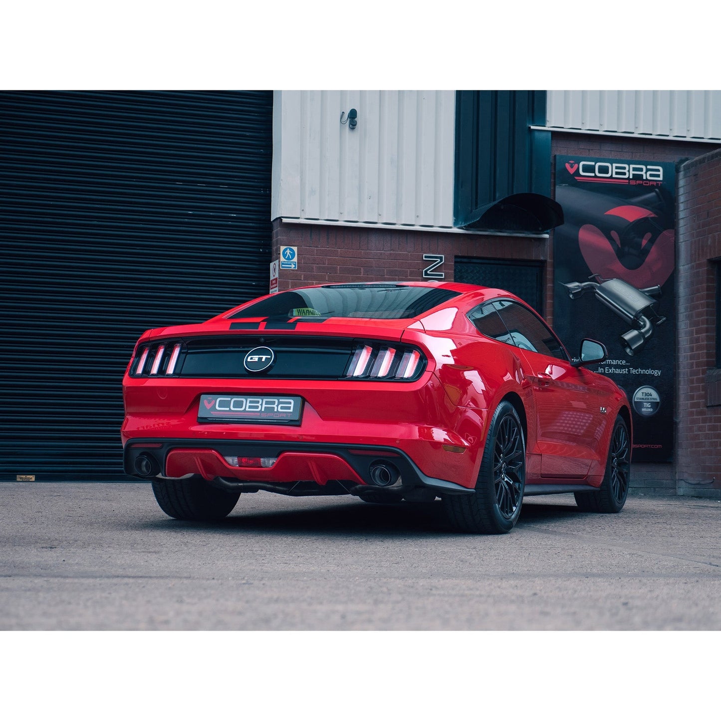 Cobra Exhaust Ford Mustang 5.0 V8 GT Convertible (2015-18) 2.5" Venom Box Delete Axle Back Performance Exhaust